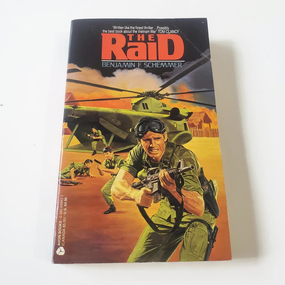 The Raid Benjamin Schemmer Avon Books Paperback 1986 Illus. Vietnam